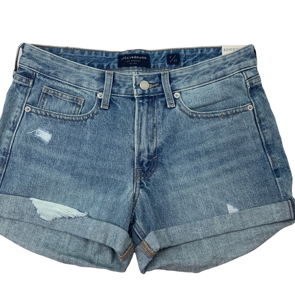 Lucky Brand Pants - NWT LUCKY BRAND Distressed Boyfriend Jean Shorts.  Size 4.